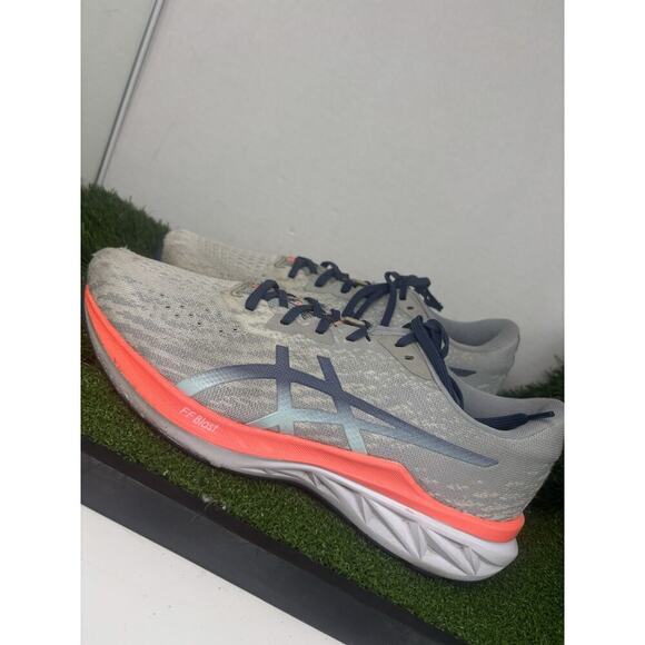 asics dynablast 2 mens size 9 shoes gray athletic running sneakers - Picture 1 of 9